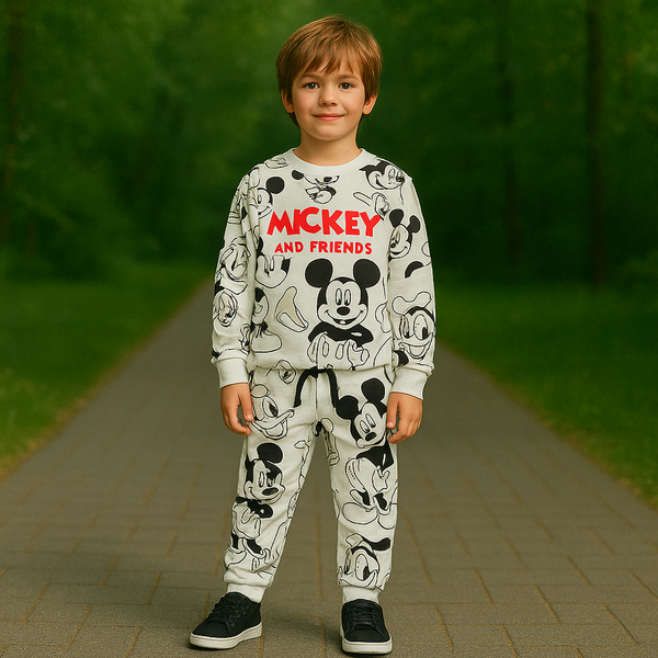 Mickey & Friends Classic Tracksuit - Grey Disney Set for Kids