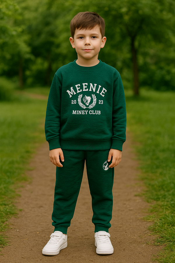 Emerald Tracksuit with Coordinated Pants