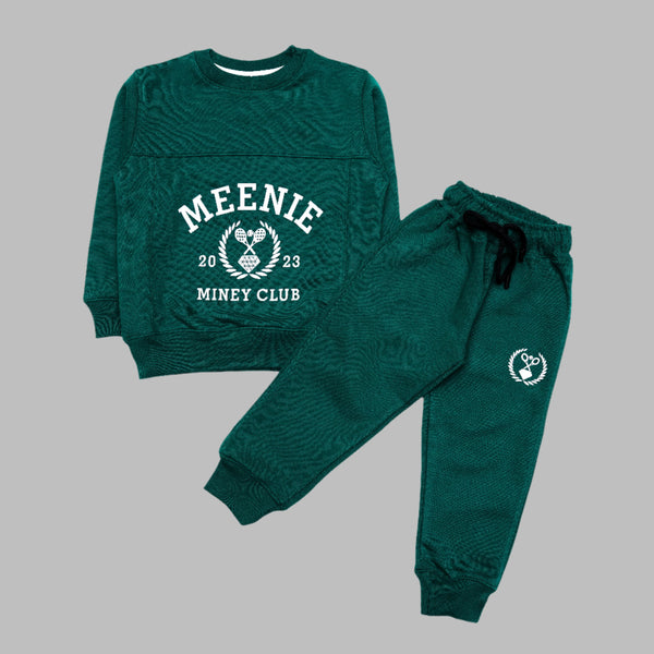 Emerald Tracksuit with Coordinated Pants