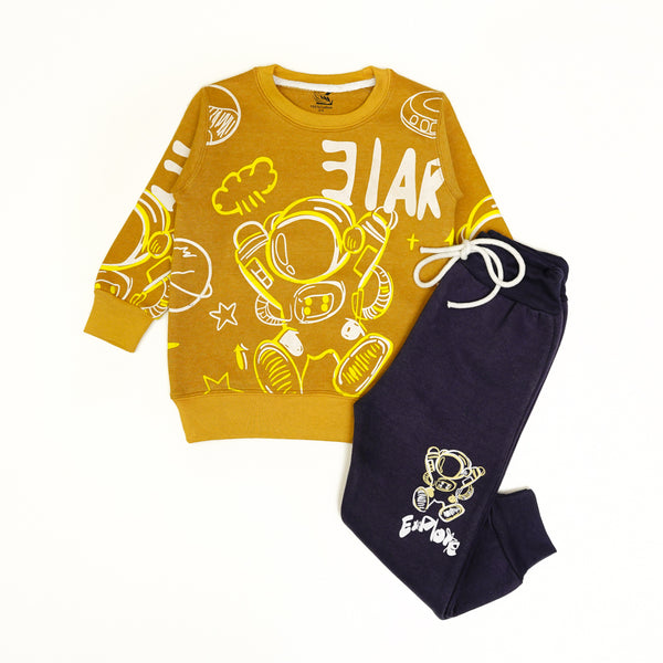 Space Explorer Winter Tracksuit - Kids Outfit for Adventurous Days