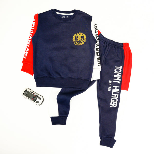 Blue Tommy Hilfiger-Inspired Classic Style for Little Trendsetters