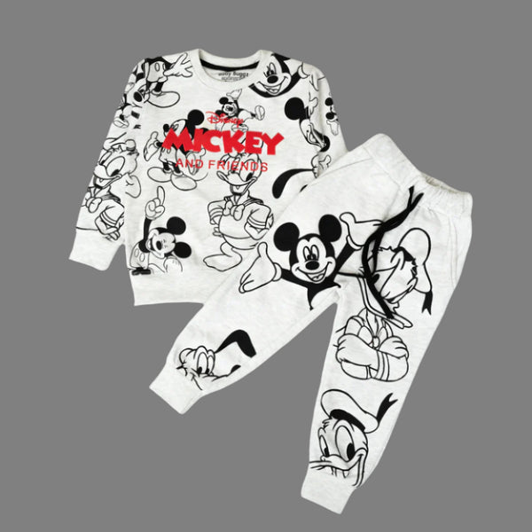 Mickey & Friends Classic Tracksuit - Grey Disney Set for Kids